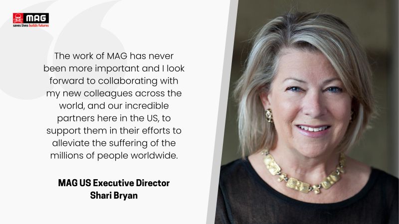 Featured image for “Shari Bryan named Executive Director of MAG (Mines Advisory Group) US”